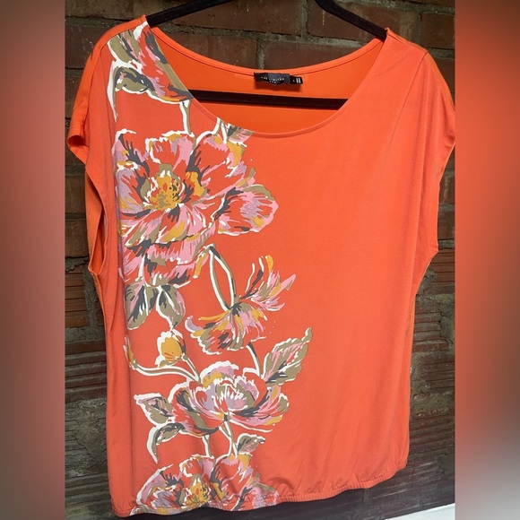 The Limited Orange Floral Blouse size L - Picture 1 of 8